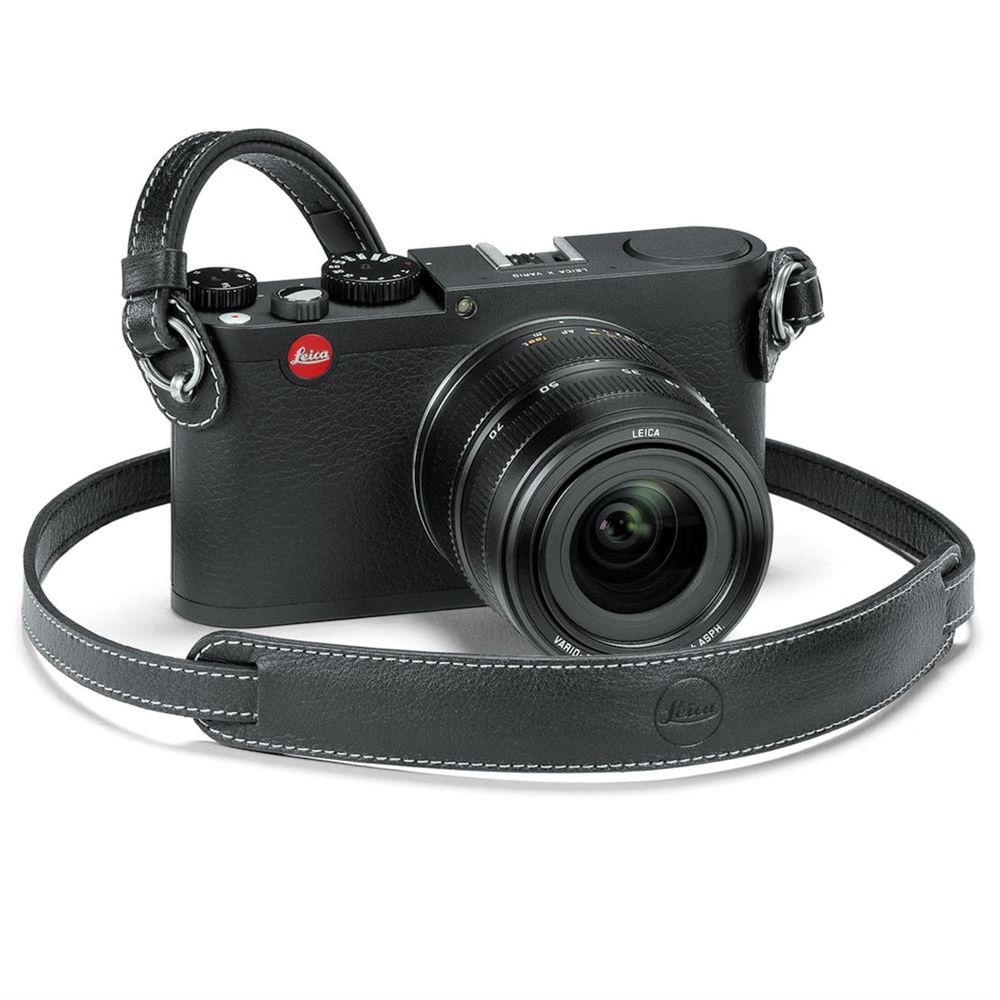 Leica X Vario Black Leather Carrying Strap 18776 Harrison Cameras