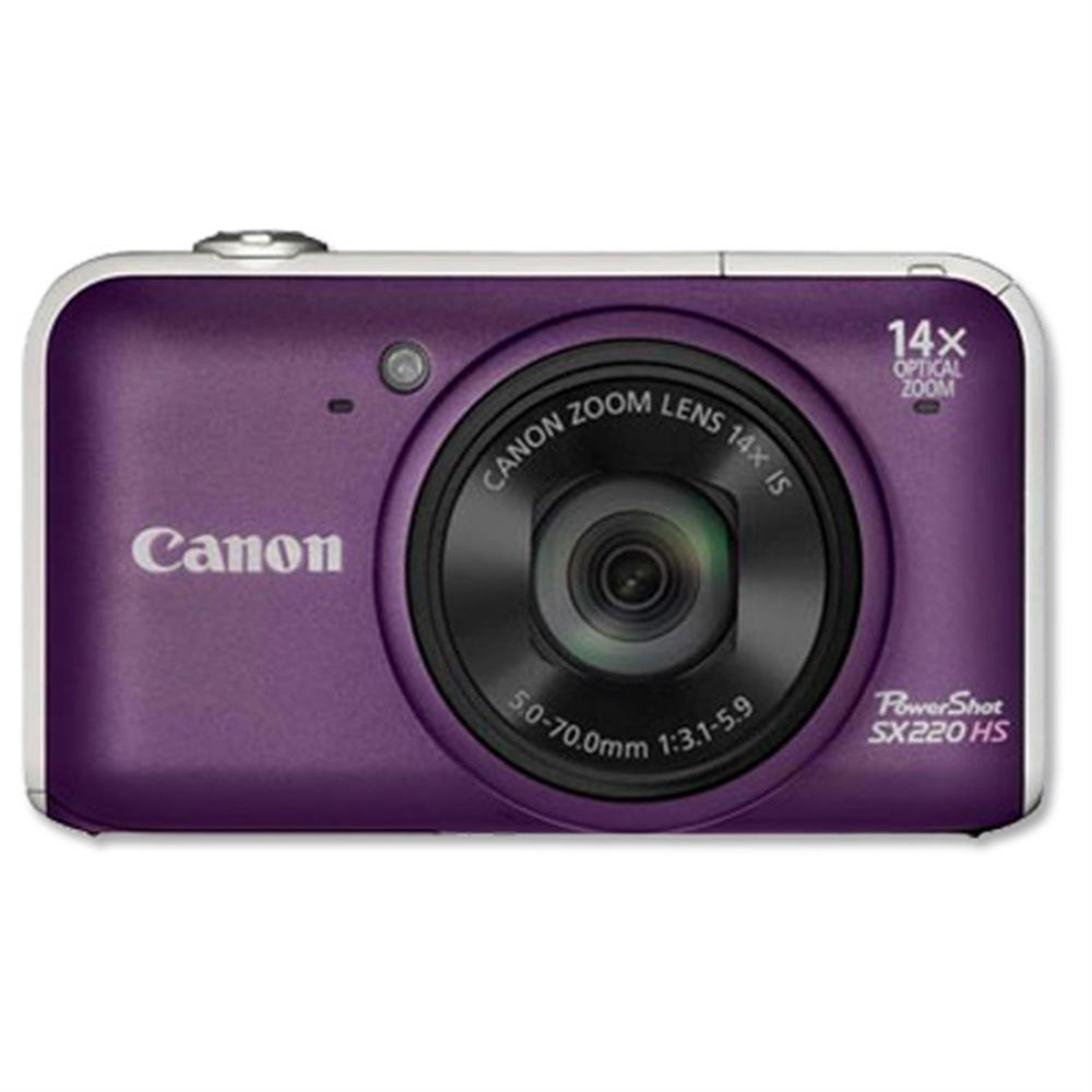 Canon PowerShot SX220 HS Purple Digital Camera Canon PowerShot SX220 HS Purple Digital Camera