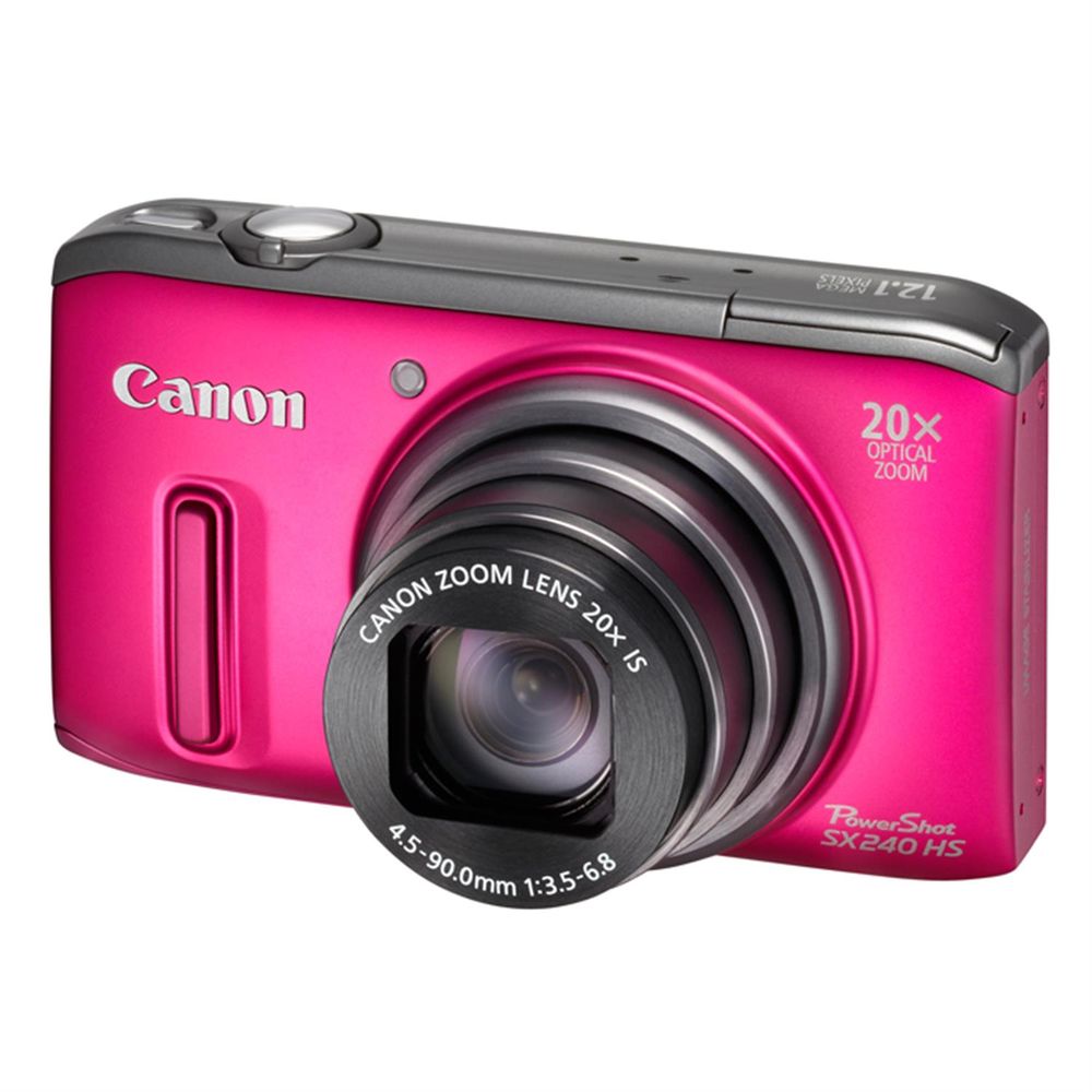 Canon PowerShot SX240 HS Pink Digital Camera