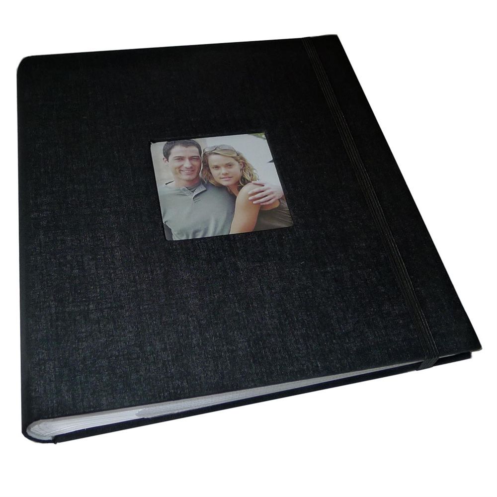 Plain Black Slip in album for 200 7x5 inch Photos