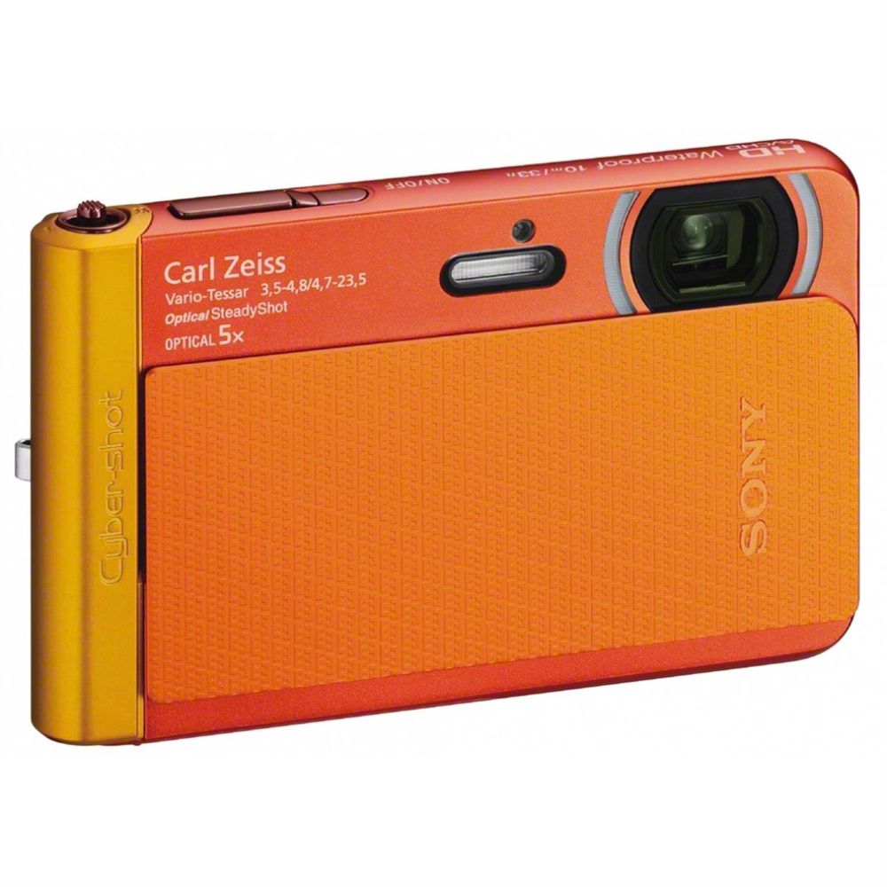 Sony CyberShot TX30 Waterproof Orange Digital Camera
