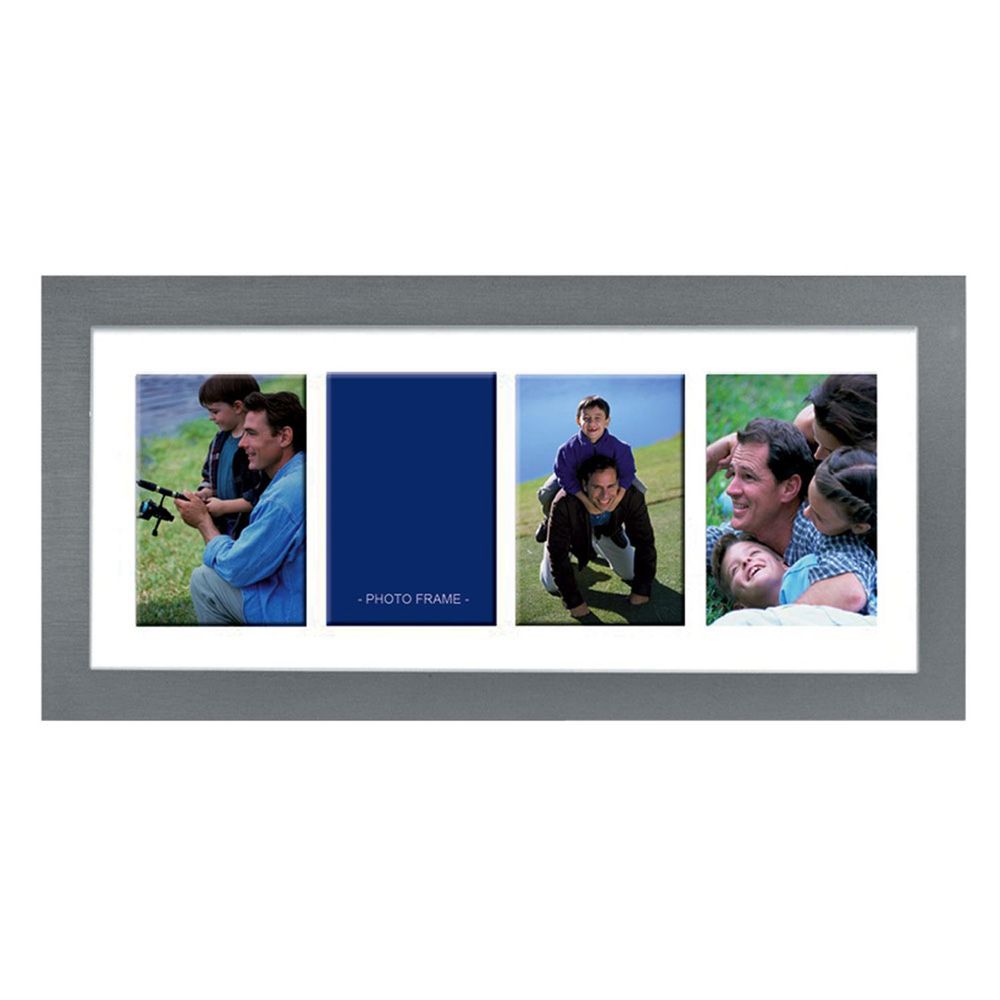Como Silver Multi Aperture Photo Frame For 4 6x4 Photos Harrison Cameras