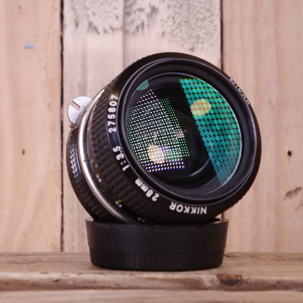 Used Nikon MF 28mm F3.5 Non-Ai Lens