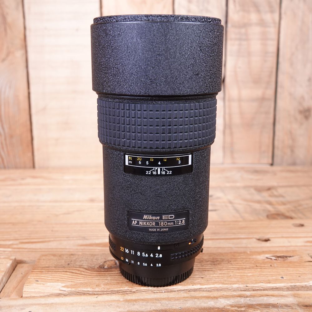 Used Nikon AF 180mm f2.8 AF ED Nikkor Lens