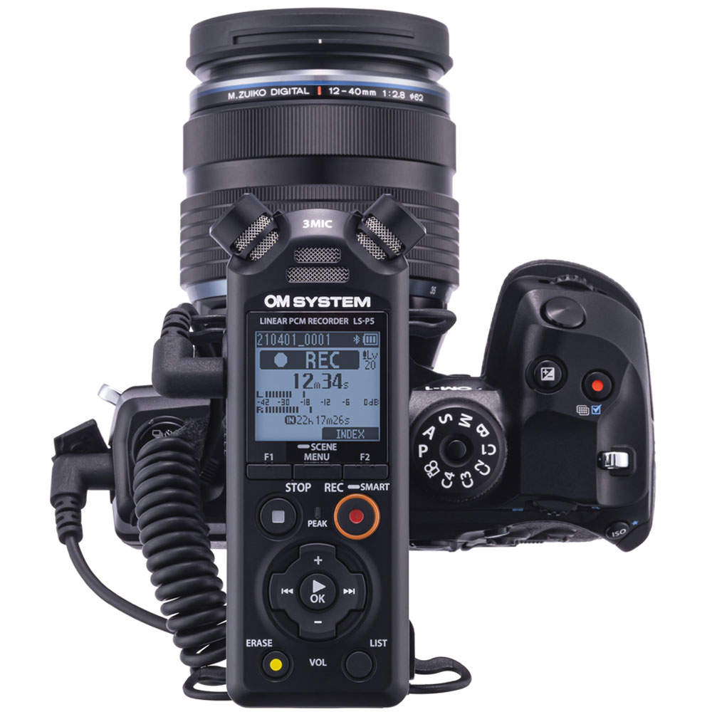 OM-System LS-P5 Linear PCM Recorder – Videographer Kit