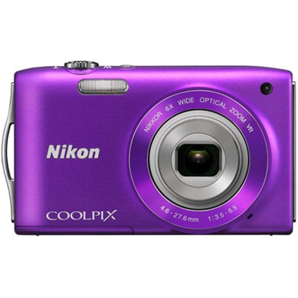 Nikon Coolpix S3300 Purple Digital Camera