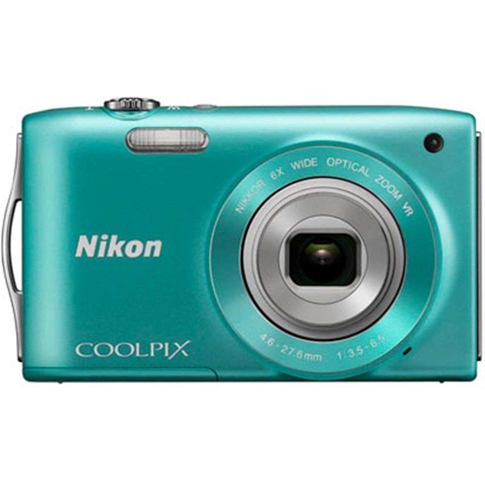 Nikon Coolpix S3300 Green Digital Camera