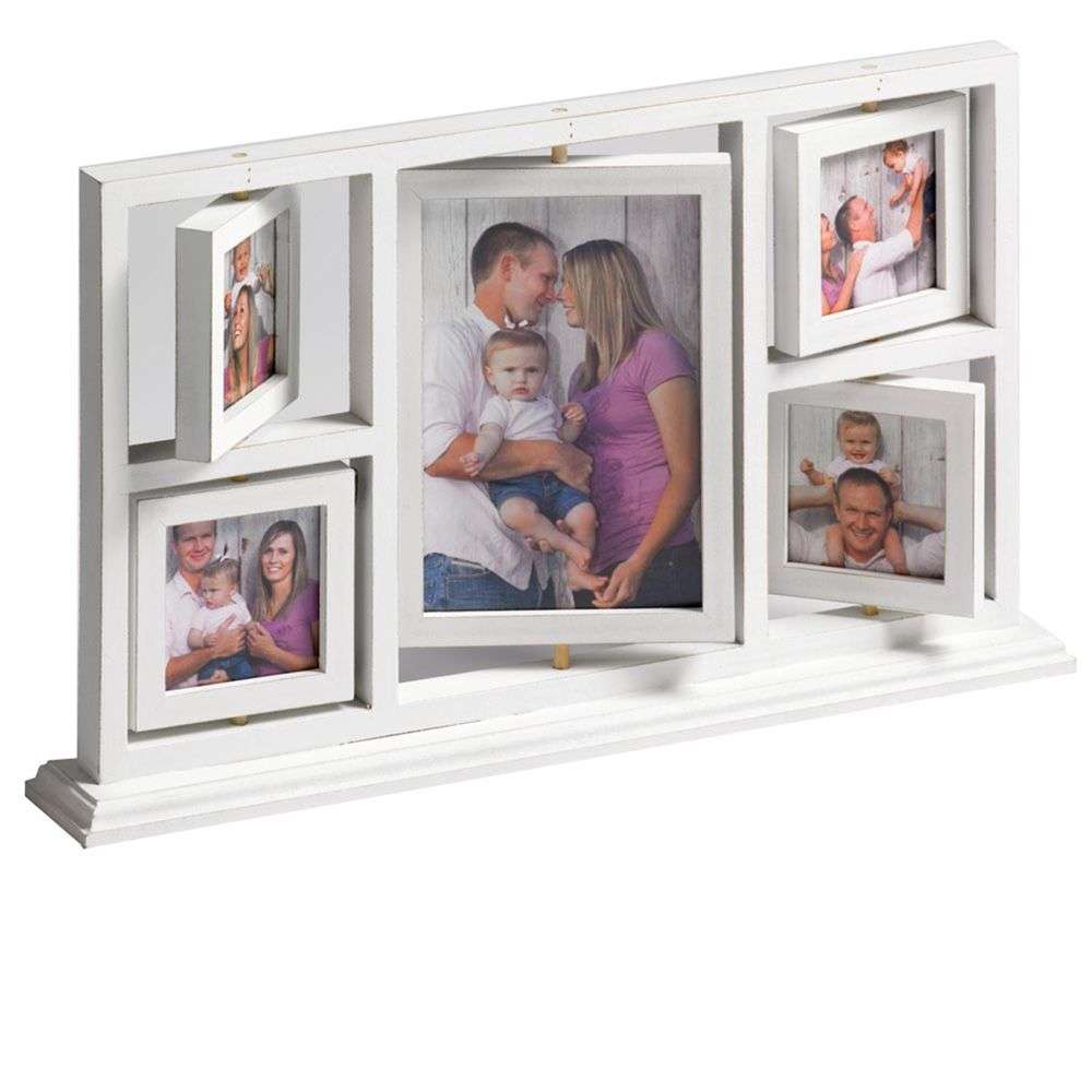 Walther Herm Wood Multi Aperture Photo Frame For 1 7x5 and 4 3x3 Photos Harrison Cameras