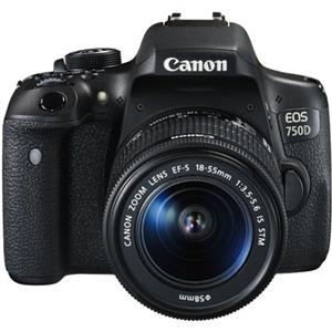 Canon EOS 750D Digital SLR Camera with 18-55mm IS STM Lens