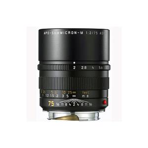 Leica APO Summicron 75mm F2 ASPH | Leica M Lens | Black | 11637