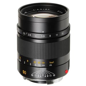 Leica M 90mm F2.5 Summarit Black Lens 11646