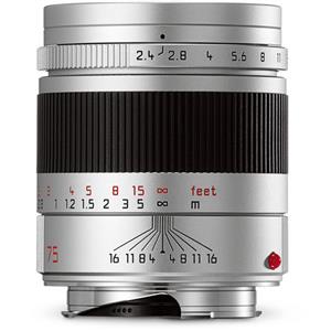 Leica Summarit-M 75mm F2.4 Silver Lens 11683