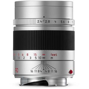 Leica Summarit-M 90mm F2.4 Silver Lens 11685