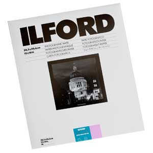 Ilford Multigrade Fibre Base 12x16 Gloss Paper - 50 Sheets