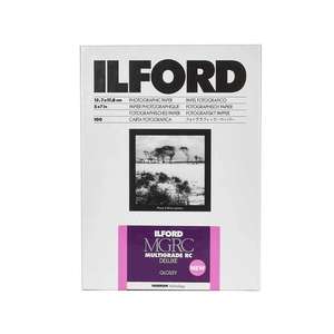 Ilford Glossy 12.7 x 17.8 (cm) - 100 Pack Multigrade V RC Deluxe Photographic Paper |