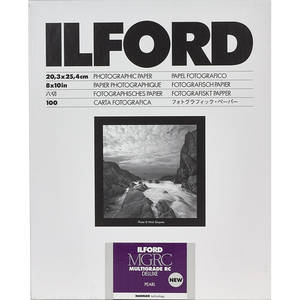 Ilford Pearl 8.9 x 12.7 (cm) - 100 Pack Multigrade V RC Deluxe Photographic Paper |