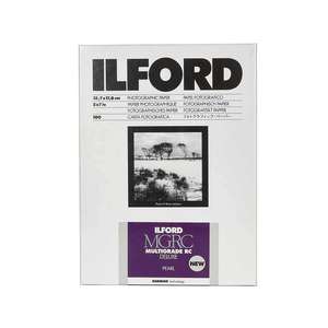Ilford Pearl 12.7 x 17.8 (cm) - 100 Pack Multigrade V RC Deluxe Photographic Paper |