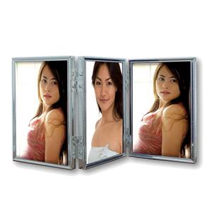 Silver Plated Triple 6x4 Photo Frame