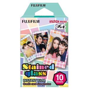 Fujifilm Instax Mini Stained Glass Instant Film - 10 Photos