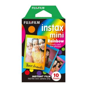 Fujifilm Instax Mini Rainbow Instant Film - 10 Photos