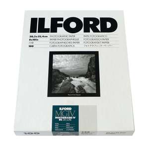 Ilford Multigrade IV RC Deluxe Pearl Paper / 20.3x25.4cm / 8x10inch / 100 Sheets