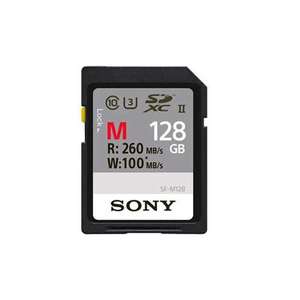 Sony M Series SDXC Professional 128GB Class 10 UHS-II Memory Card | Read 260MB/s | Write 100MB/s