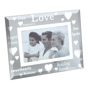 Sixtrees Moments Mirror 6x4 Photo Frame - True Love