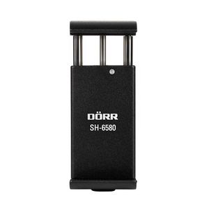 Dorr SH-6580 Aluminium Smartphone Holder Fits Width 65-80mm, 1/4
