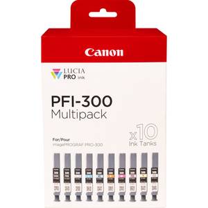 Canon PFI-300 10 Ink Multipack Pro-300