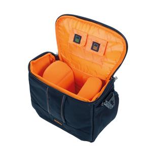 Dorr Yuma Large DSLR Camera Bag - Black and Orange