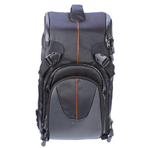 Dorr Yuma Double Sling Backpack - Black and Orange