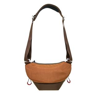 Dorr Urban Medium Brown/Orange Shoulder Photo Bag