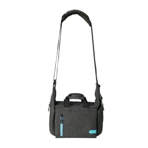 Dorr City Pro Messenger Photo Bag - Small Grey/Blue