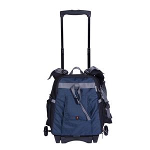 Dorr Dark Blue Travel Medium Trolley Backpack with Wheels