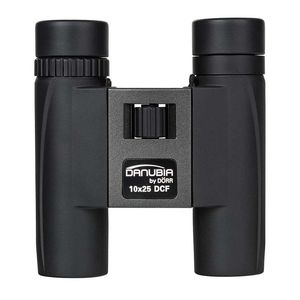 Danubia 40 Black and Grey Pocket Binoculars | 10x25 | 10x Magnification | Multicoated