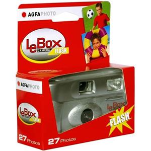 LeBox Disposable Camera for 27 Photos with Flash 400 ISO