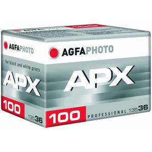 AgfaPhoto APX ISO 100 36 Exp 35mm Black and White Print Film
