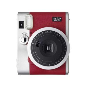 Fujifilm Instax Mini 90 Red Instant Camera Bundle