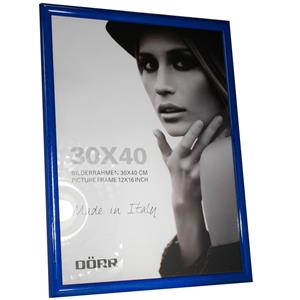 Dorr Guidi Glossy Blue Wooden 16x12 Photo Frame