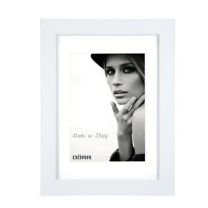 Dorr Bloc White 8x6 inch Wood Photo Frame with 6x4 inch insert