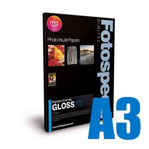 Fotospeed Pigment Friendly Gloss 270 Photo Paper - A3 - 100 Sheets