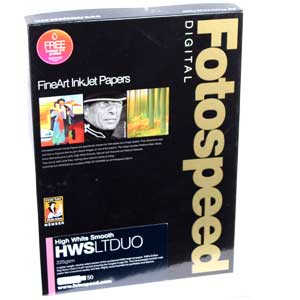 Fotospeed High White Smooth Duo 225 Double Sided Photo Paper - A3 - 25 Sheets