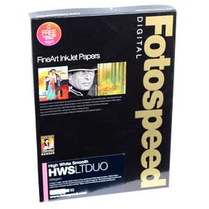 Fotospeed High White Smooth Duo 225 Double Sided Photo Paper - A3+ - 25 Sheets