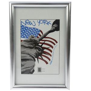 New York Silver Photo Frame - 10x15cm