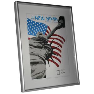 New York Silver Photo Frame - 24x30cm