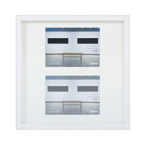 Dorr Art Gallery White 7x5 Twin Photo Frame