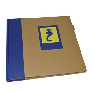 Green Earth Blue Seahorse Traditional Photo Book Album - 40 Sides