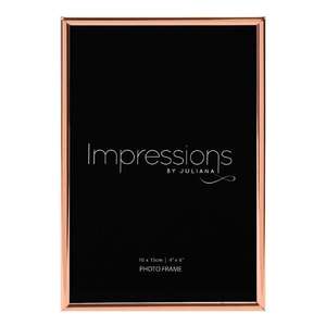 Impressions by Juliana | Copper Plated 6x4 Inch Photo Frame