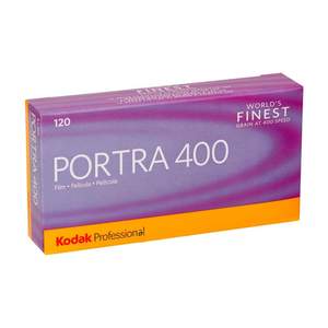 Kodak Professional Portra 400 ISO 120 Colour Negative Roll Film - 5 Pack