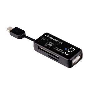 Dorr USB 2.0 On-The-Go Micro USB Card Reader for SD / Micro SD
